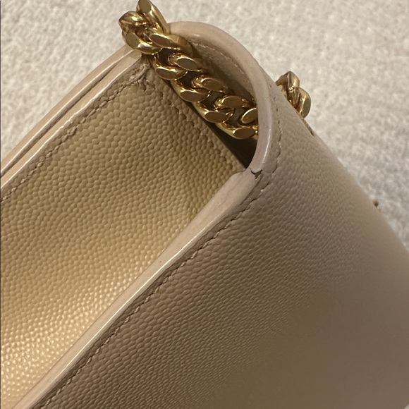 NUDE✨YSL BAG GRAIN DE POUDRE SAINT LAURENT KATE MEDIUM CROSSBODY SHOULDER BAG - Picture 8 of 16